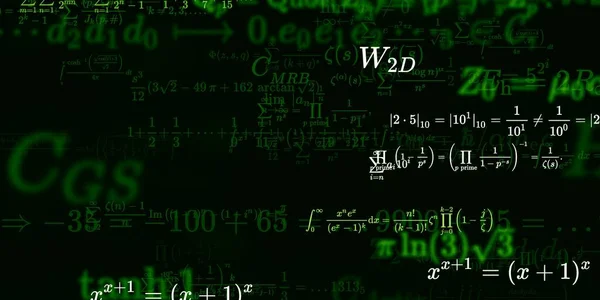 Historia Matemática Con Fórmulas Ilustración Perfecta —  Fotos de Stock