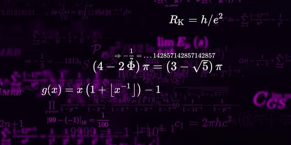 Historia Matemática Con Fórmulas Ilustración Perfecta —  Fotos de Stock