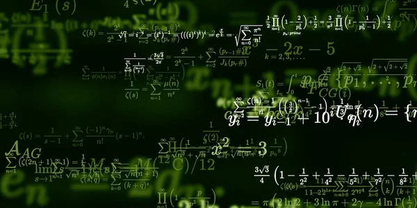 Kontekst Matematyczny Formułami Bezproblemowa Ilustracja Abstrakcyjny Wzór Kolorowymi Symbolami — Zdjęcie stockowe