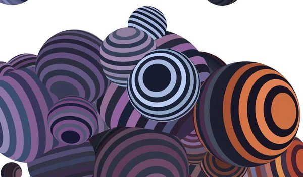 Fundal Abstract Ilustrație Baloane Multicolore Arta Contemporană Paleta Digitală Artistică — Fotografie, imagine de stoc