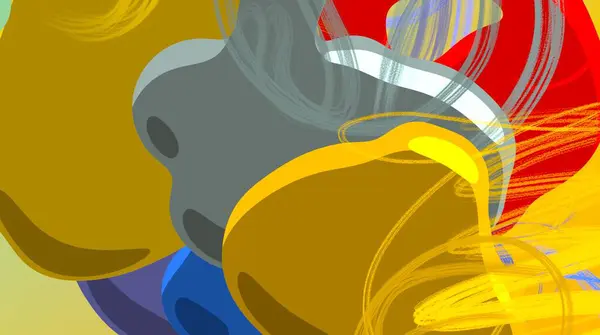 Abstrakt Bakgrundskonst Uttrycksfull Oljemålning Borstslag Duk Modern Konst Flerfärgad Bakgrund — Stockfoto