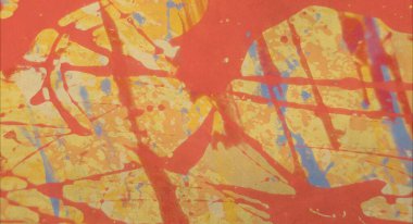 Soyut arka plan sanatı. 2D çizim. Etkileyici yağlı boya resim. Tuvalde fırça darbeleri. Modern sanat. Çok renkli arkaplan. Çağdaş sanat. İfade. Sanatsal dijital palet.