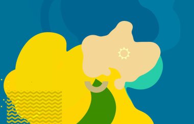 Soyut arka plan sanatı. 3 boyutlu illüstrasyon. Tuvalde fırça darbeleri. Çok renkli arkaplan. Çağdaş sanat. Sanatsal dijital palet.