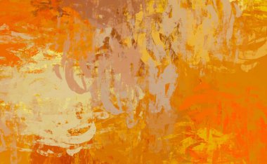 Soyut arka plan sanatı. 2D çizim. Etkileyici yağlı boya resim. Tuvalde fırça darbeleri. Modern sanat. Çok renkli arkaplan. Çağdaş sanat. İfade. Sanatsal dijital palet.