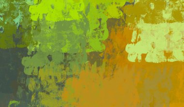 Soyut arka plan sanatı. 2D çizim. Etkileyici yağlı boya resim. Tuvalde fırça darbeleri. Modern sanat. Çok renkli arkaplan. Çağdaş sanat. İfade. Sanatsal dijital palet.