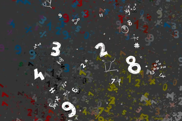 Math Ilustración Abstract Background Numbers Copy Space —  Fotos de Stock