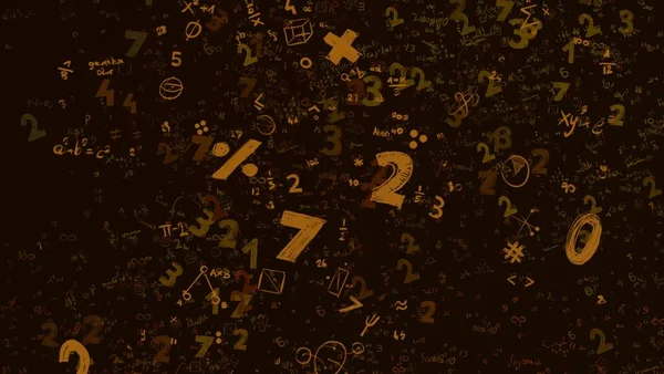 Math Ilustración Abstract Background Numbers Copy Space —  Fotos de Stock