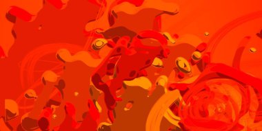 Soyut arka plan sanatı. 3 boyutlu illüstrasyon. Tuvalde fırça darbeleri. Çok renkli arkaplan. Çağdaş sanat. Sanatsal dijital palet.