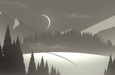 soyut sis dağları fotokopi alanı, doğal arkaplan