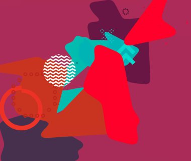 Soyut arka plan sanatı. Etkileyici yağlı boya resim. Tuvalde fırça darbeleri. Modern sanat. Çok renkli arkaplan. Çağdaş sanat. İfade. Sanatsal dijital palet.