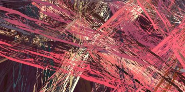 Soyut arka plan sanatı. 2D çizim. Etkileyici yağlı boya resim. Tuvalde fırça darbeleri. Modern sanat. Çok renkli arkaplan. Çağdaş sanat. İfade. Sanatsal dijital palet.