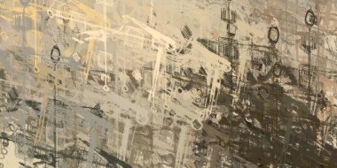 Soyut arka plan sanatı. 2D çizim. Etkileyici yağlı boya resim. Tuvalde fırça darbeleri. Modern sanat. Çok renkli arkaplan. Çağdaş sanat. İfade. Sanatsal dijital palet.