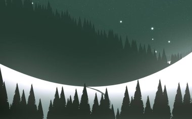 soyut sis dağları fotokopi alanı, doğal arkaplan