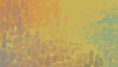 Soyut arka plan sanatı. 2D çizim. Etkileyici yağlı boya resim. Tuvalde fırça darbeleri. Modern sanat. Çok renkli arkaplan. Çağdaş sanat. İfade. Sanatsal dijital palet.