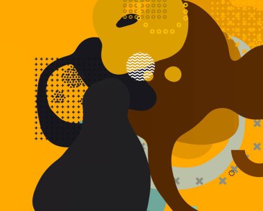 Soyut arka plan sanatı. 3 boyutlu illüstrasyon. Tuvalde fırça darbeleri. Çok renkli arkaplan. Çağdaş sanat. Sanatsal dijital palet.