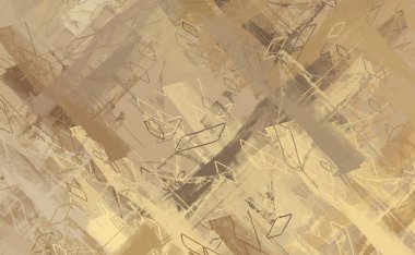 Soyut arka plan sanatı. 2D çizim. Etkileyici yağlı boya resim. Tuvalde fırça darbeleri. Modern sanat. Çok renkli arkaplan. Çağdaş sanat. İfade. Sanatsal dijital palet.