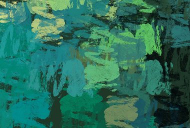 Soyut arka plan sanatı. 2D çizim. Etkileyici yağlı boya resim. Tuvalde fırça darbeleri. Modern sanat. Çok renkli arkaplan. Çağdaş sanat. İfade. Sanatsal dijital palet.