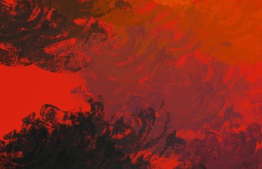 Soyut arka plan sanatı. 2D çizim. Etkileyici yağlı boya resim. Tuvalde fırça darbeleri. Modern sanat. Çok renkli arkaplan. Çağdaş sanat. İfade. Sanatsal dijital palet.