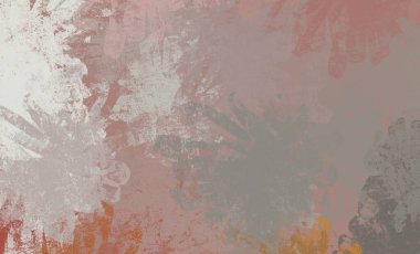 Soyut arka plan sanatı. 2D çizim. Etkileyici yağlı boya resim. Tuvalde fırça darbeleri. Modern sanat. Çok renkli arkaplan. Çağdaş sanat. İfade. Sanatsal dijital palet.