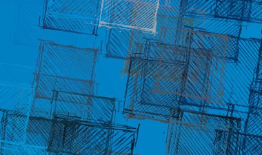 Soyut arka plan sanatı. 2D çizim. Etkileyici yağlı boya resim. Tuvalde fırça darbeleri. Modern sanat. Çok renkli arkaplan. Çağdaş sanat. İfade. Sanatsal dijital palet.