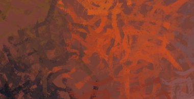 Soyut arka plan sanatı. 2D çizim. Etkileyici yağlı boya resim. Tuvalde fırça darbeleri. Modern sanat. Çok renkli arkaplan. Çağdaş sanat. İfade. Sanatsal dijital palet.