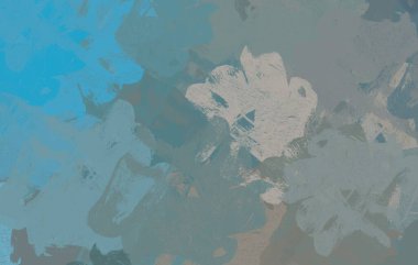 Soyut arka plan sanatı. 2D çizim. Etkileyici yağlı boya resim. Tuvalde fırça darbeleri. Modern sanat. Çok renkli arkaplan. Çağdaş sanat. İfade. Sanatsal dijital palet.