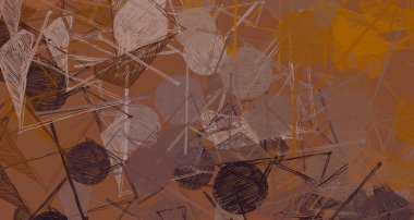 Soyut arka plan sanatı. 2D çizim. Etkileyici yağlı boya resim. Tuvalde fırça darbeleri. Modern sanat. Çok renkli arkaplan. Çağdaş sanat. İfade. Sanatsal dijital palet.