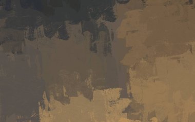 Soyut arka plan sanatı. 2D çizim. Etkileyici yağlı boya resim. Tuvalde fırça darbeleri. Modern sanat. Çok renkli arkaplan. Çağdaş sanat. İfade. Sanatsal dijital palet.