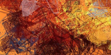 Soyut arka plan sanatı. 2D çizim. Etkileyici yağlı boya resim. Tuvalde fırça darbeleri. Modern sanat. Çok renkli arkaplan. Çağdaş sanat. İfade. Sanatsal dijital palet.