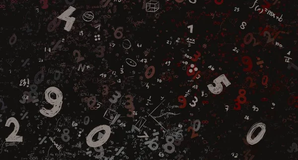 Math Ilustración Abstract Background Numbers Copy Space —  Fotos de Stock