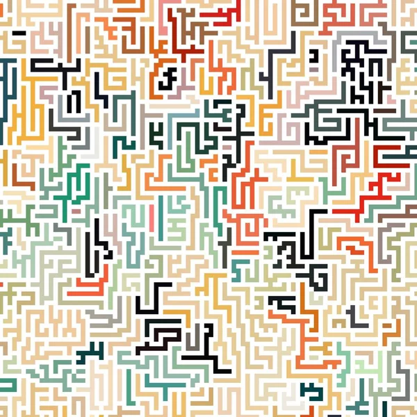 Fundo Labirinto Colorido Ilustração Com Espaço Cópia — Fotografia de Stock