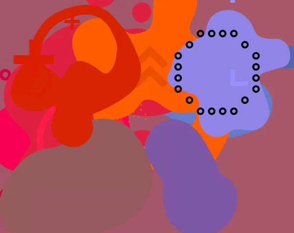 Abstrakcyjne Tło Sztuki Ilustracja Kolorowe Tło Sztuka Współczesna Artystyczna Paleta — Zdjęcie stockowe