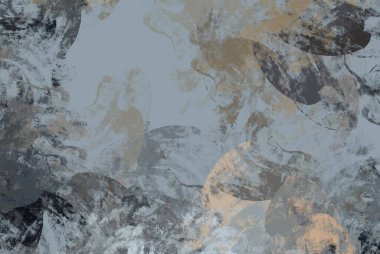 Soyut arka plan sanatı. 2D çizim. Etkileyici yağlı boya resim. Tuvalde fırça darbeleri. Modern sanat. Çok renkli arkaplan. Çağdaş sanat. İfade. Sanatsal dijital palet.