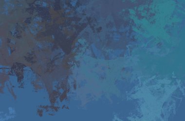 Soyut arka plan sanatı. 2D çizim. Etkileyici yağlı boya resim. Tuvalde fırça darbeleri. Modern sanat. Çok renkli arkaplan. Çağdaş sanat. İfade. Sanatsal dijital palet.