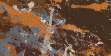 Soyut arka plan sanatı. 2D çizim. Etkileyici yağlı boya resim. Tuvalde fırça darbeleri. Modern sanat. Çok renkli arkaplan. Çağdaş sanat. İfade. Sanatsal dijital palet.