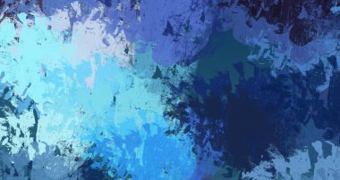 Soyut arka plan sanatı. 2D çizim. Etkileyici yağlı boya resim. Tuvalde fırça darbeleri. Modern sanat. Çok renkli arkaplan. Çağdaş sanat. İfade. Sanatsal dijital palet.