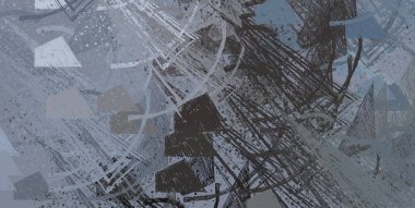 Soyut arka plan sanatı. 2D çizim. Etkileyici yağlı boya resim. Tuvalde fırça darbeleri. Modern sanat. Çok renkli arkaplan. Çağdaş sanat. İfade. Sanatsal dijital palet.