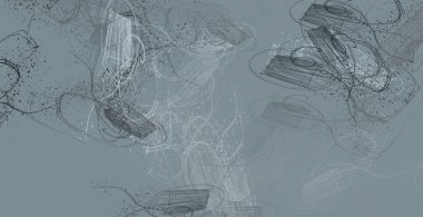 Soyut arka plan sanatı. 2D çizim. Etkileyici yağlı boya resim. Tuvalde fırça darbeleri. Modern sanat. Çok renkli arkaplan. Çağdaş sanat. İfade. Sanatsal dijital palet.