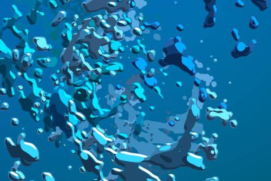 Soyut arka plan sanatı. 3 boyutlu illüstrasyon. Tuvalde fırça darbeleri. Çok renkli arkaplan. Çağdaş sanat. Sanatsal dijital palet.