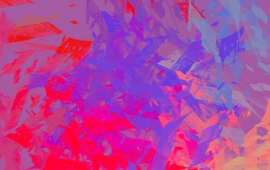 Soyut arka plan sanatı. 2D çizim. Etkileyici yağlı boya resim. Tuvalde fırça darbeleri. Modern sanat. Çok renkli arkaplan. Çağdaş sanat. İfade. Sanatsal dijital palet.