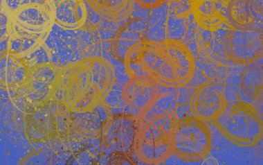 Soyut arka plan sanatı. 2D çizim. Etkileyici yağlı boya resim. Tuvalde fırça darbeleri. Modern sanat. Çok renkli arkaplan. Çağdaş sanat. İfade. Sanatsal dijital palet.