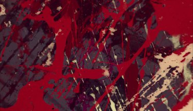 Soyut arka plan sanatı. 2D çizim. Etkileyici yağlı boya resim. Tuvalde fırça darbeleri. Modern sanat. Çok renkli arkaplan. Çağdaş sanat. İfade. Sanatsal dijital palet.