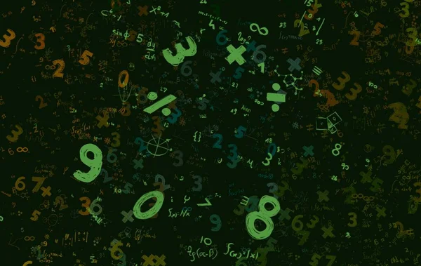 Math Ilustración Abstract Background Numbers Copy Space —  Fotos de Stock