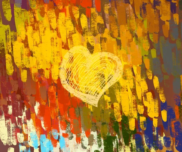 Абстрактное Фоновое Искусство Слушания Канонам Разноцветный Романтический Фон Современное Искусство — стоковое фото