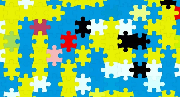 Fondos Modernos Rompecabezas Digitales Abstractos Jigsaw — Foto de Stock