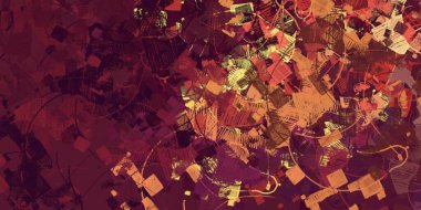 Soyut arka plan sanatı. 2D çizim. Etkileyici yağlı boya resim. Tuvalde fırça darbeleri. Modern sanat. Çok renkli arkaplan. Çağdaş sanat. İfade. Sanatsal dijital palet.