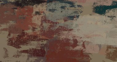 Soyut arka plan sanatı. 2D çizim. Etkileyici yağlı boya resim. Tuvalde fırça darbeleri. Modern sanat. Çok renkli arkaplan. Çağdaş sanat. İfade. Sanatsal dijital palet.