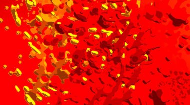 Soyut arka plan sanatı. 3 boyutlu illüstrasyon. Çok renkli arkaplan. Çağdaş sanat. Sanatsal dijital palet.