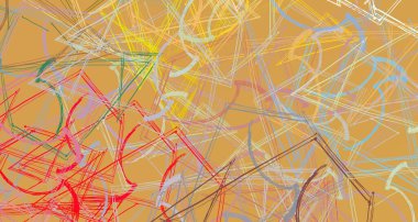 Soyut arka plan sanatı. 2D çizim. Etkileyici yağlı boya resim. Tuvalde fırça darbeleri. Modern sanat. Çok renkli arkaplan. Çağdaş sanat. İfade. Sanatsal dijital palet.