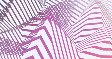 3 boyutlu illüstrasyon. Web modern fon. Renkli desen. Soyut geometrik şekiller. arkaplan.